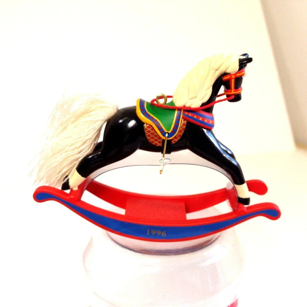 Vintage Hallmark 1996 Rocking Horse Collertors Series Christmas Ornament
